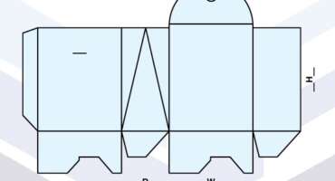 Custom Gable Bags Template