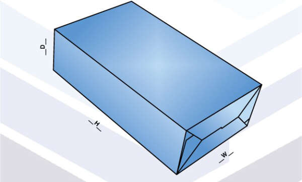 SEAL END AUTO BOTTOM BOX MOCKUP