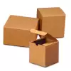 Die-Cut Two Piece Plain Custom Kraft Boxes