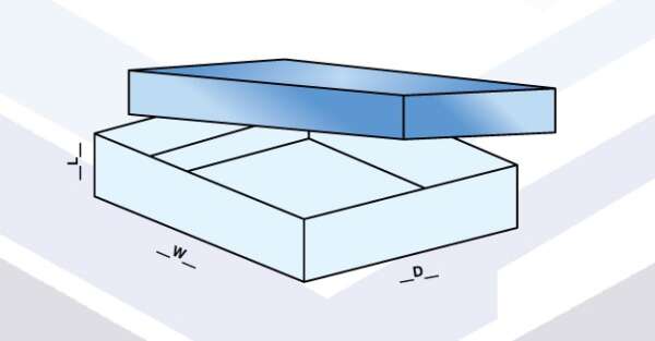 CUSTOM TWO PIECE BOX MOCKUP