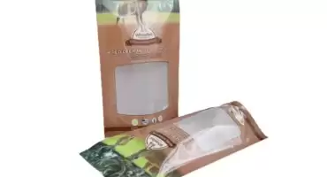CUSTOM MYLAR BAGS WITH WINDOW