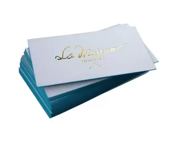 Printed Custom Business Cards With Foiling