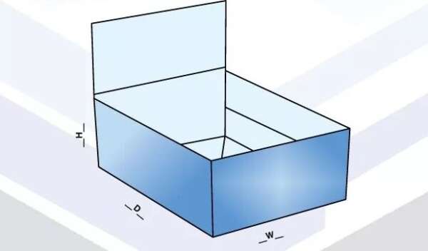 Custom 1-2-3 Bottom Display Lid Box Mockup