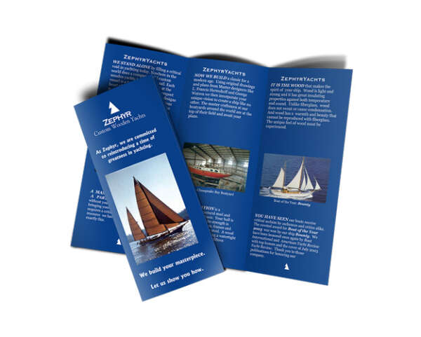 Custom Front Back 8.5 x 11 Brochures