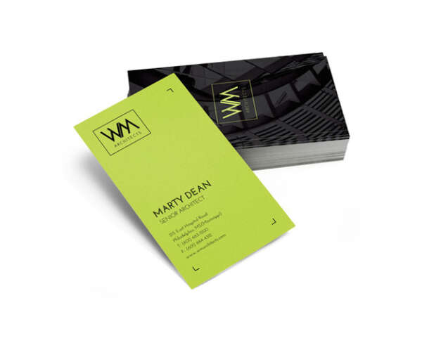Custom Business Cards with UV