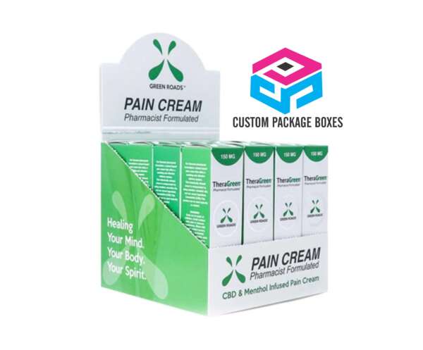 Die-Cut Custom CBD Cream Boxes