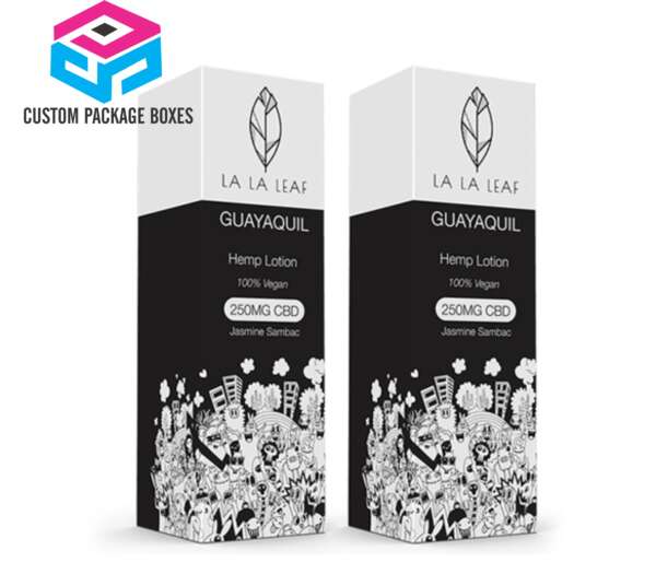 Die-Cut Custom CBD Lotion Boxes