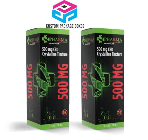 Full Color Custom CBD Tincture Boxes