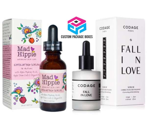 Full Color Printed Custom Serum Boxes