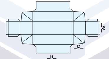 DOUBLE GLUED SIDE WALL TRAY AND SLEEVE BOX TEMPLATE1