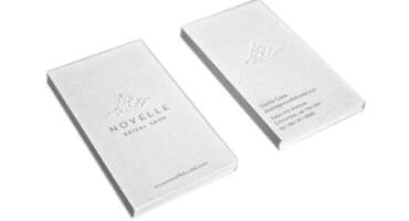 Round Custom Embossed Business Cards