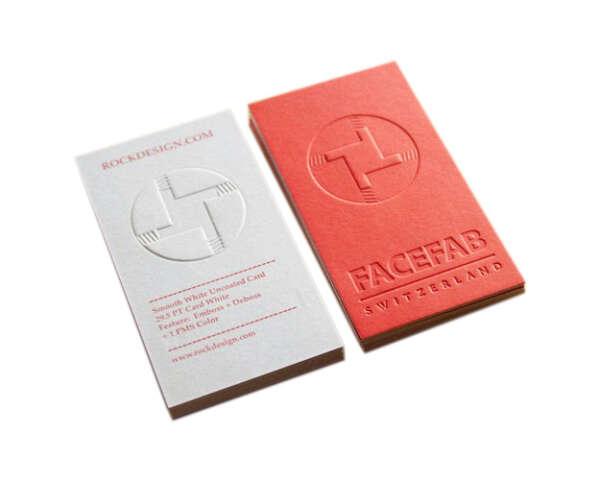 Custom Embossed Business Cards
