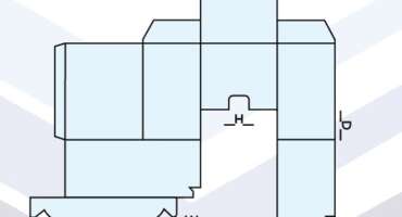 CUSTOM FLIP OUT OPEN DISPENSER BOX TEMPLATE