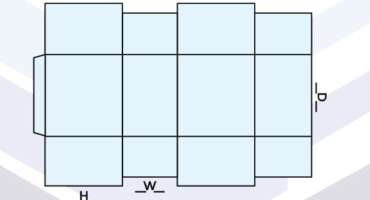 Full Overlap Seal End Box Template