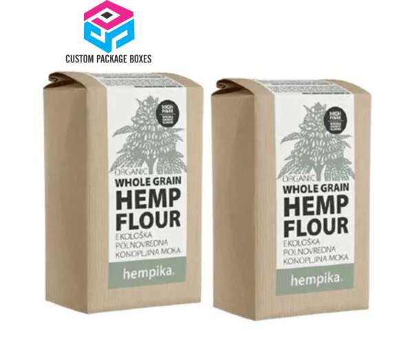 Brown Kraft Custom Hemp Oil Boxes,