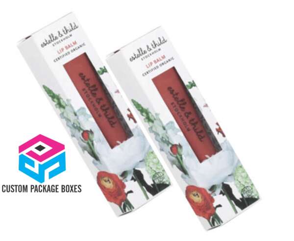 Printed Custom Lip Gloss Boxes with Window