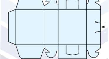 Side Lock Six Corner Box Template